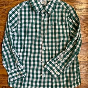 Boys crewcut checked cotton shirt sz 4-5